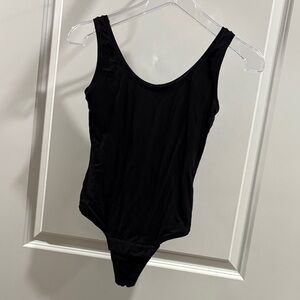 Huha Black Tank Bodysuit